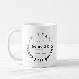 Mug Fun Things Just got Real Black Text Enregistrer La
