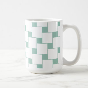 Mug Fun tissé Carré Mint Green