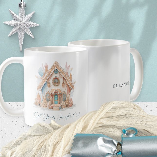 Mug Fun Whimspain d'épice Nom de la maison Noël (View of each side)