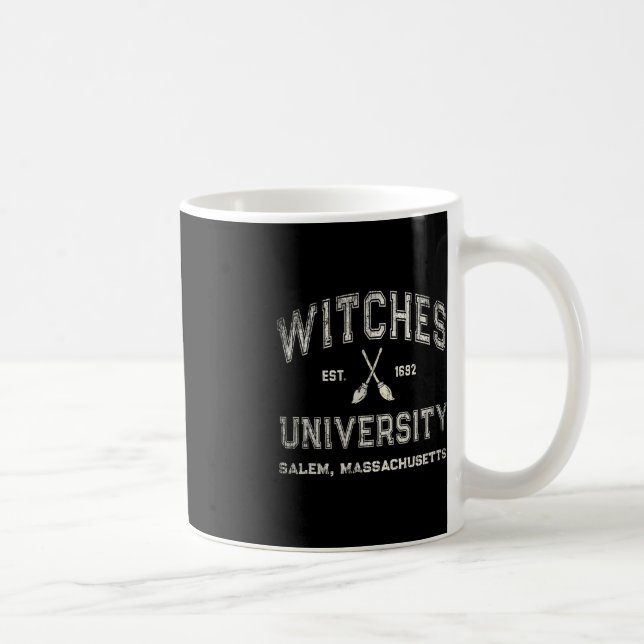 Mug Fun Wiccan WITCHES UNIVERSITY Salem Massachusetts (Droite)