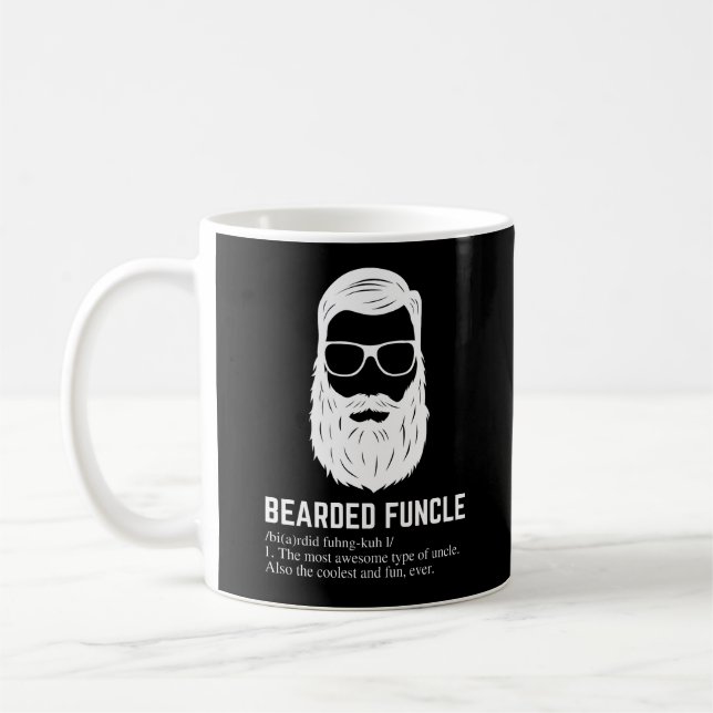 Mug Funcle strié Funny Uncle Définition (Gauche)