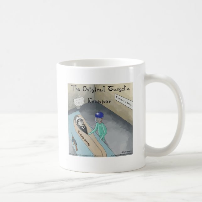 Mug Funérailles d'Al Capone drôles (Droite)