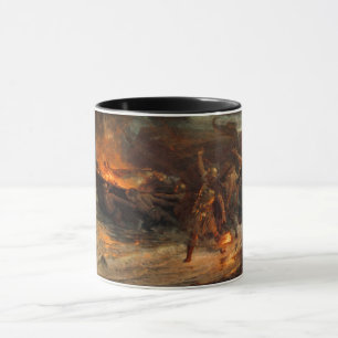 Mug Funérailles d'un viking (par Frank Dicksee)