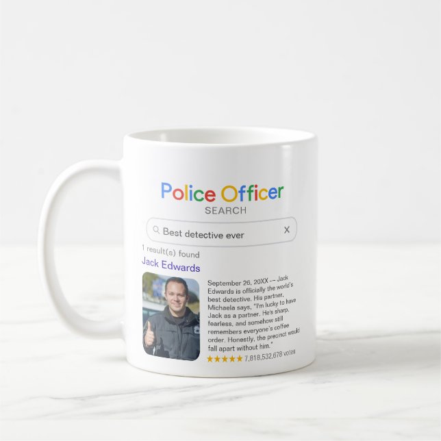 Mug Funky Best Cop Ever Résultats de recherche et phot (Gauche)