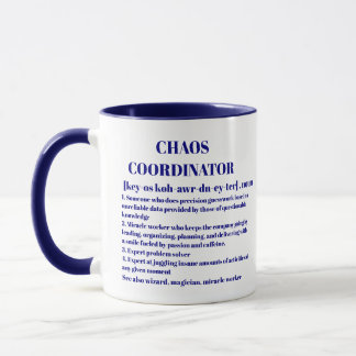 Mug Funky Chaos Coordonnateur Définition Cotravailleur