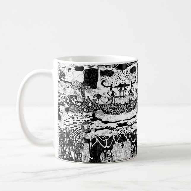 Mug Funky Dancing Man Alternative Motif (Gauche)