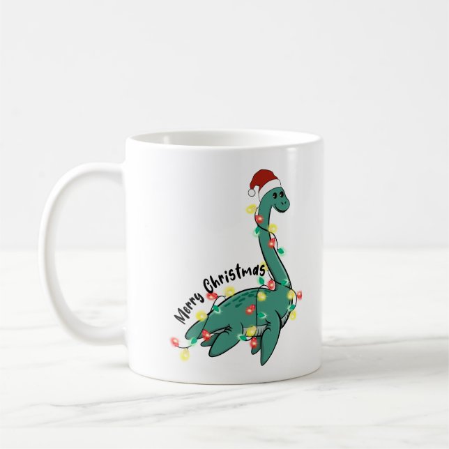 Mug Funky Joyeux Monster de Lochness Noël (Gauche)