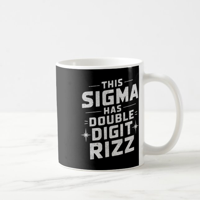 Mug Funny 10 Year Old Birthday Rizz Sigma Brain Rot Bo (Droite)