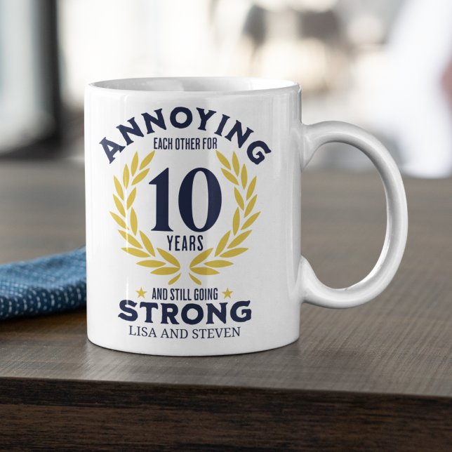 Mug Funny 10th Anniversary for couples (Créateur téléchargé)