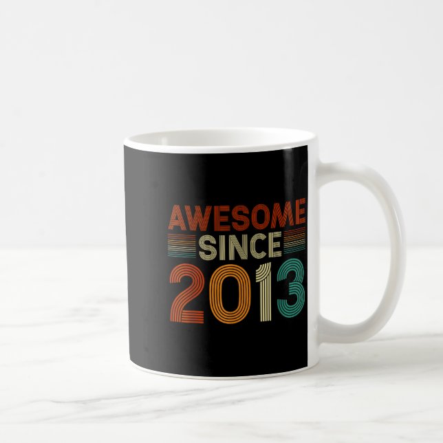 Mug Funny 12 Year Old Awesome Since 2013 Birthday Son  (Droite)