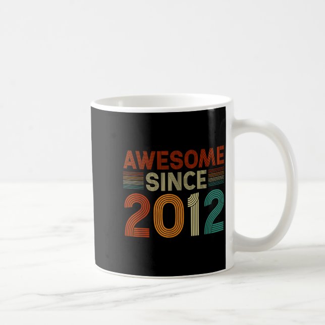 Mug Funny 13 Year Old Awesome Since 2012 Birthday Son  (Droite)