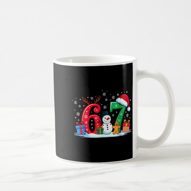 Mug Funny 67 Christmas 6 7 Six Seven Meme 6 7 Matching (Droite)