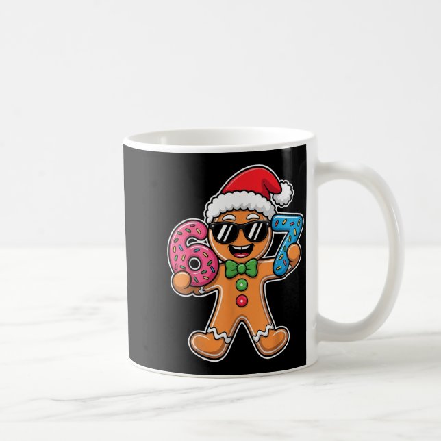 Mug Funny 67 Christmas Six Seven Meme Xmas Gingerbread (Droite)