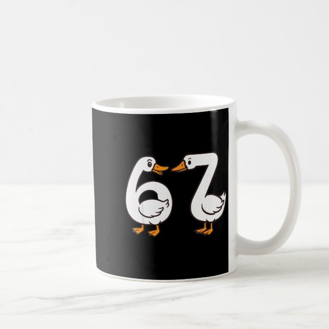 Mug Funny 67 Goose Silly Brain Rot Teacher Gen Alpha S (Droite)
