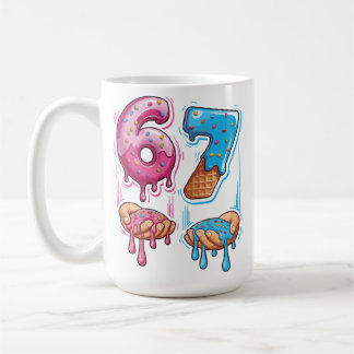 Mug Funny 67 Meme Donut Ice Cream Gen Alpha Slang