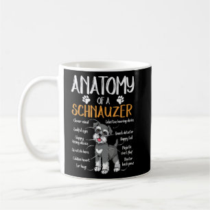 Mug Funny Anatomy Schnauzer Chien