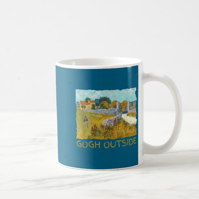 Mug Funny Artist Gogh Outside Starry Night Insrational (Droite)
