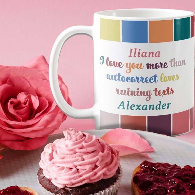 Mug Funny Autocorrect Love Quote - Valentine’s Day  (Créateur téléchargé)