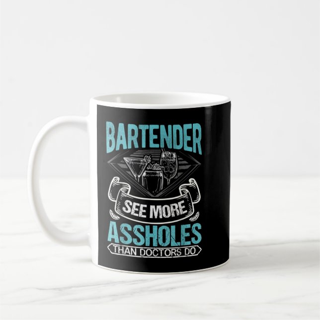 Mug Funny Bartending Barkeeper J'Ai Tiré Les Gens Witr (Gauche)