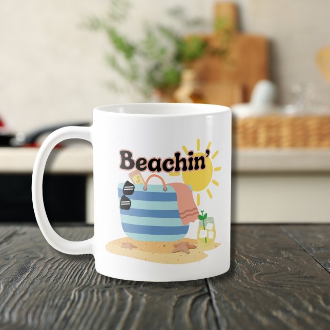 Mug Funny Beach' (Créateur téléchargé)