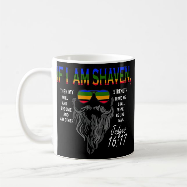 Mug Funny Beard Gifts For Men Rule Dad Manly Bearded (Gauche)