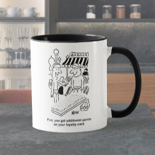 Mug Funny Bed of Nails Indian Bazaar Marketplace Two-T