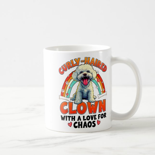 Mug Funny Bichon Frise Design For Dog Lover  (Droite)
