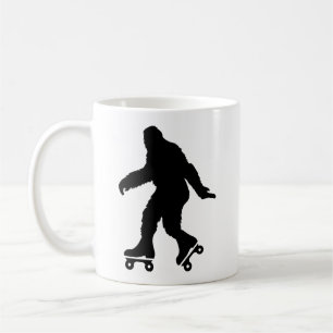 Mug Funny Bigfoot Roller Patinage