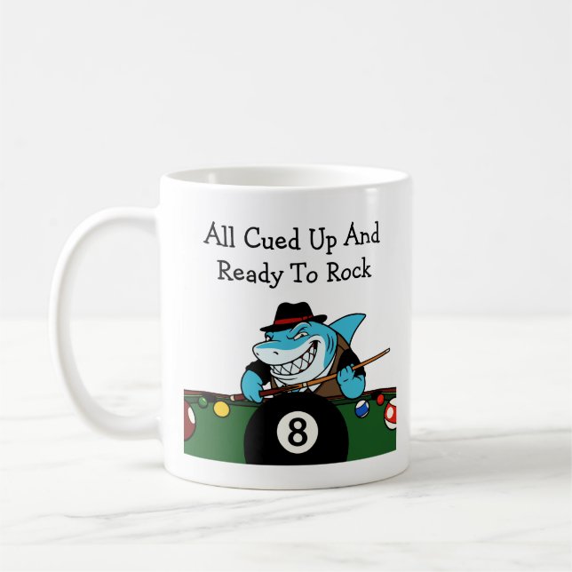 Mug Funny Billiards Pool Hall Rebel (Gauche)