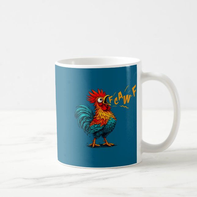 Mug Funny Bird Fcawf Chicken F Caw F Rooster Whisperer (Droite)