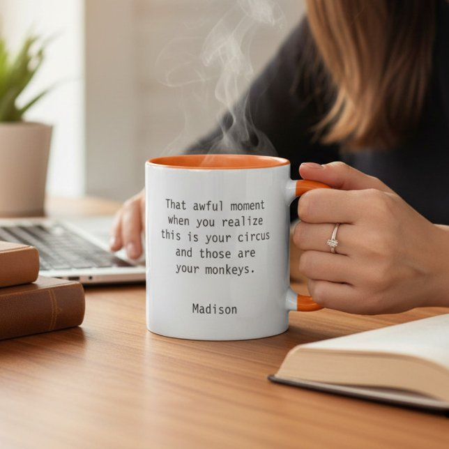 Mug Funny Boss Manager Bureau des notes personnalisées (Créateur téléchargé)