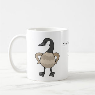 Mug Funny Canada Goose Guard Cadeau canadien Nom perso