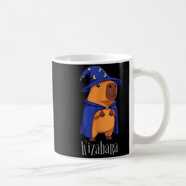 Mug Funny Capybara Wizard Costume Wizabara Graphic Kid (Droite)