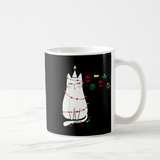 Mug Funny Cat Ball Buster Christmas Humor  (Droite)