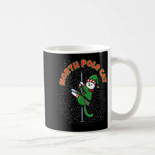 Mug Funny Cat Le Dance Elf Costume Christmas Holiday C (Droite)
