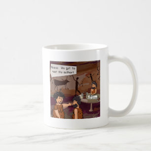 Mug Funny Caveman Auteur "Rencontrez l'auteur"