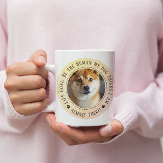 Mug Funny chien amoureux cadeau objectif de vie