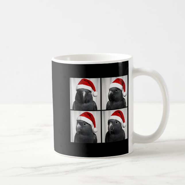 Mug Funny Christmas Eclectus Parrot Santa Photo Booth  (Droite)