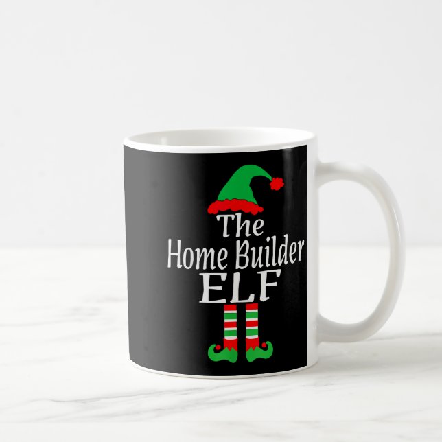 Mug Funny Christmas The Home Builder Elf Developer Arc (Droite)