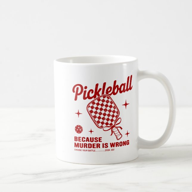 Mug Funny Ckle Ball Outfit Women, Retro Ckleball Dink  (Droite)