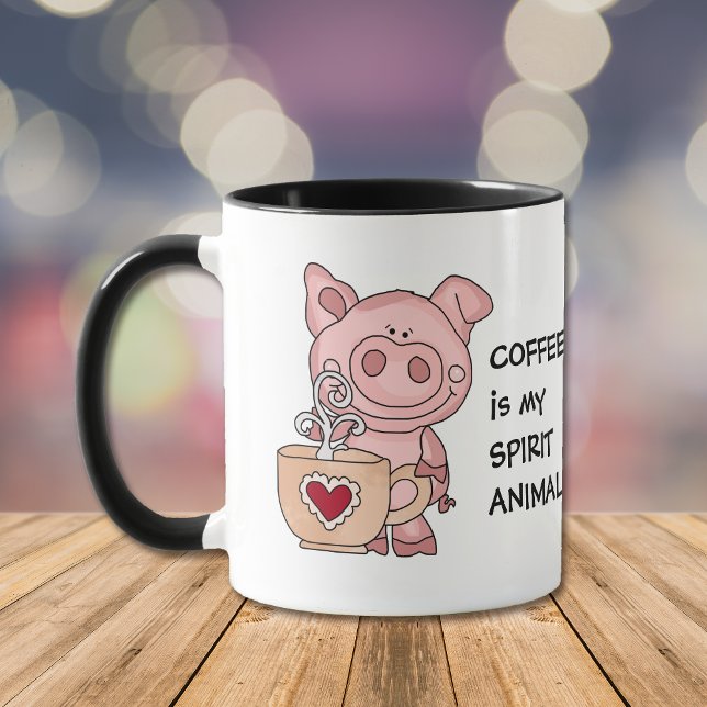 Mug Funny Coffee Spirit Animal (Créateur téléchargé)