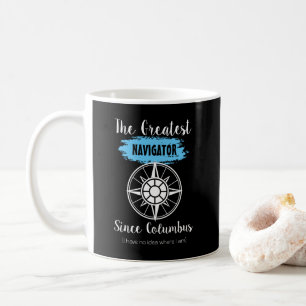 Mug Funny Columbus Perdu Navigateur