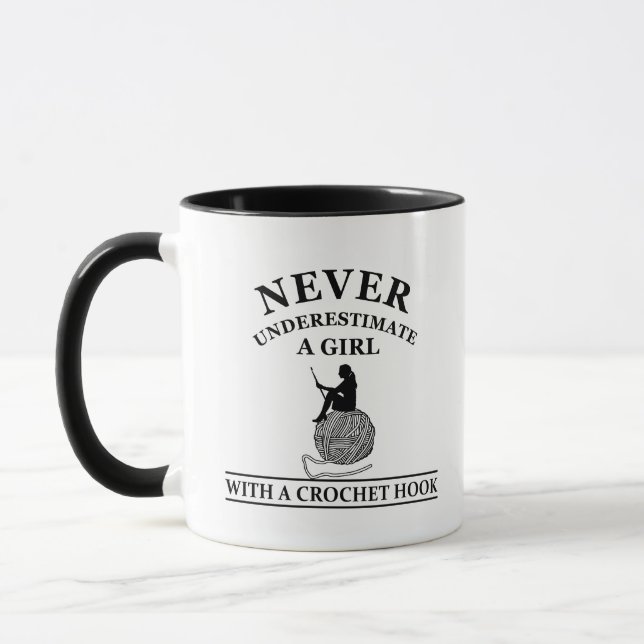 Mug Funny crochet citations crocheters cadeau (Gauche)