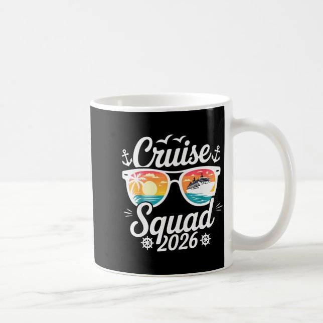 Mug Funny Cruise Squad 2026 Summer Vacation Matching F (Droite)