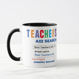 Mug Funny Custom Meilleurs Enseignants Aide Boug Cadea