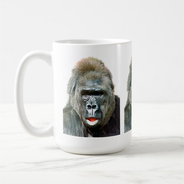 MUG FUNNY CUTE GORILLA (Gauche)