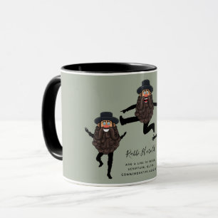 Mug FUNNY Dancing RABBI Personnalisé avec texte