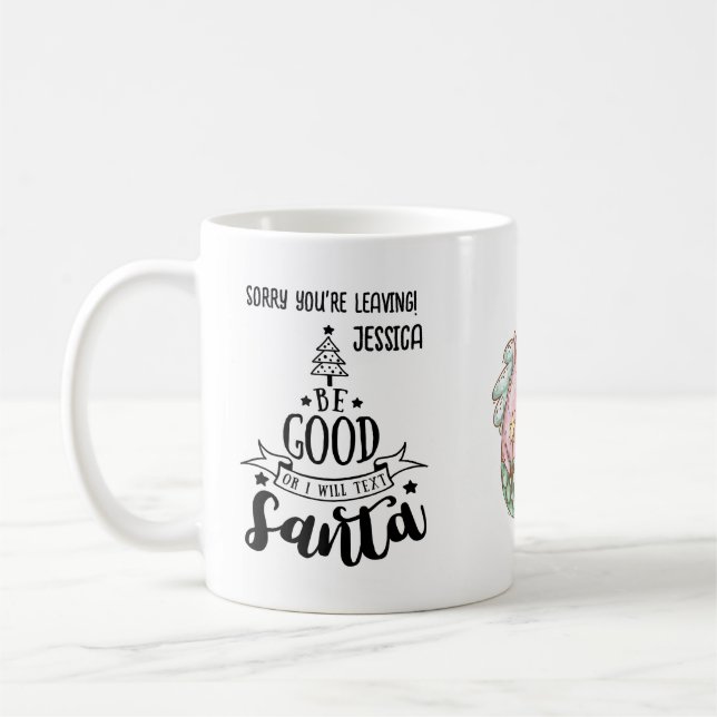 Mug FUNNY Désolé, vous quittez Coworker Colleague Boss (Gauche)