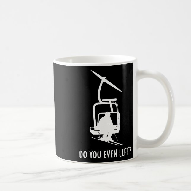 Mug Funny Do You Even Lift Ski  (Droite)