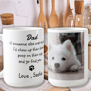 Mug Funny Dog Dad Fête des pères - Birthday Dog Humo